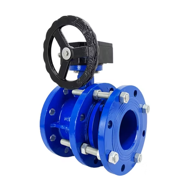 Ductile Iron Worm Gear Flanged Butterfly Valve